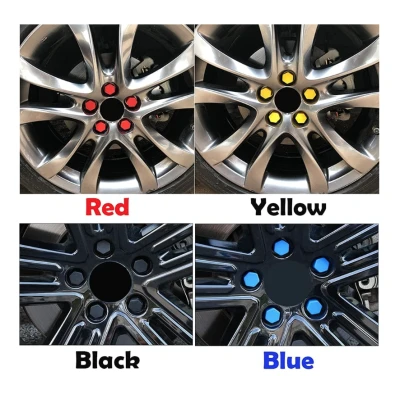 Set 20 capace prezoane 17" MOV INCHIS din Silicon pentru jante