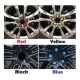 Set 20 capace prezoane 17" MOV INCHIS din Silicon pentru jante