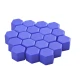 Set 20 capace prezoane 17" MOV INCHIS din Silicon pentru jante