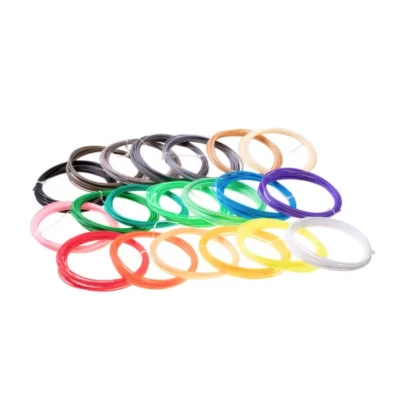 Set 20 Filamente pentru Creion 3D 1.75 mm 5 m/buc Multicolore