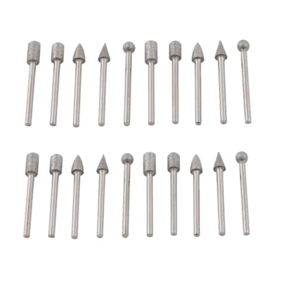 UB Set 20 Freze Diamantate BIAX Mari 6mm