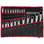 Set 22 piese chei combinate fixe si inelare articulate de la 6 la 32 mm