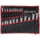 Set 22 piese chei combinate fixe si inelare articulate de la 6 la 32 mm