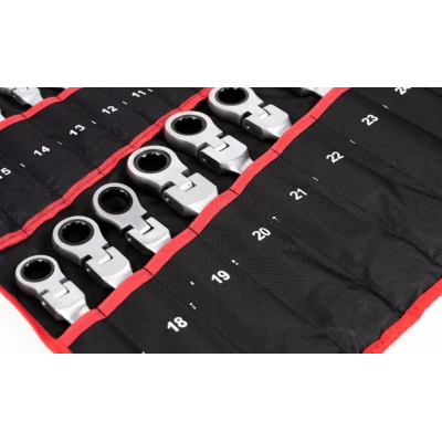 Set 22 piese chei combinate fixe si inelare articulate de la 6 la 32 mm