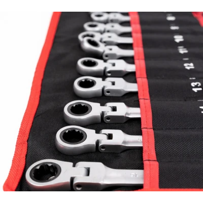 Set 22 piese chei combinate fixe si inelare articulate de la 6 la 32 mm