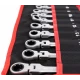 Set 22 piese chei combinate fixe si inelare articulate de la 6 la 32 mm