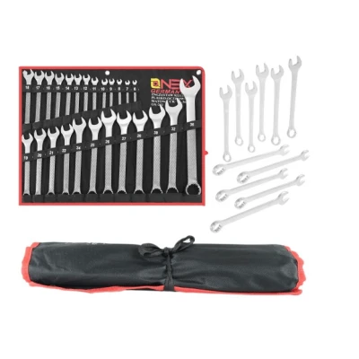 Set 25 chei fixe combinate 6 / 36 mm Chrome Vanadium Cr V OX 252
