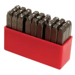 Set 27 poansoane litere 6 mm