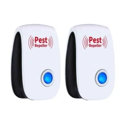 Set 2 Aparate Anti-Rozatoare si Tantari Pest Repeller Alb/Negru