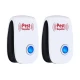 Set 2 Aparate Anti-Rozatoare si Tantari Pest Repeller Alb/Negru
