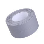 Set 2 Banzi late adezive etansare pentru baie din plastic GRI 3 M