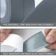 Set 2 Banzi late adezive etansare pentru baie din plastic GRI 3 M