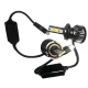 Set 2 becuri auto COB H11, 100W, lumina alb-rece, 12000 lumeni
