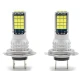 Set 2 Becuri Auto cu 30 Led H7 temperatura 6000k putere 90W 8500LM Fara Ventilator