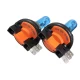 Set 2 becuri auto cu halogen H15 12V putere 15/55W Super White