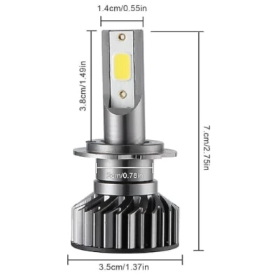 Set 2 Becuri Auto H1 Mini cu Led 50w 8000lm per bec