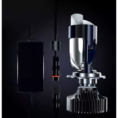 Set 2 Becuri Auto H4 A7 Canbus 2 Faze 30000lm/Set temperatura 6000K