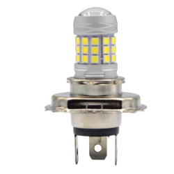 Set 2 becuri auto H4 cu 42 LED SMD 120W 6000k 12/80V doua faze lupa