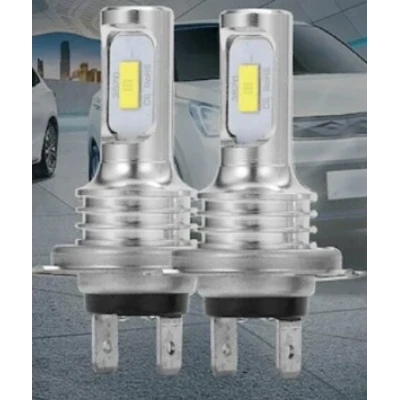 Set 2 Becuri auto H4 3570 cu doua faze 12 LED SMD putere 80W temperatura 6000K