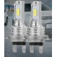 Set 2 Becuri auto H4 3570 cu doua faze 12 LED SMD putere 80W temperatura 6000K