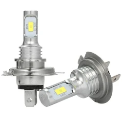 Set 2 Becuri auto H7 12 LED SMD putere 1600W