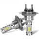 Set 2 Becuri auto H7 12 LED SMD putere 1600W