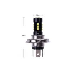 UB Set 2 becuri auto H7 15 LED/BEC putere 80W/ 8000lm Lumina alba temperatura 8000k