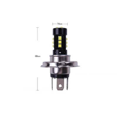 UB Set 2 becuri auto H7 15 LED/BEC putere 80W/ 8000lm Lumina alba temperatura 8000k