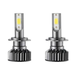 Set 2 Becuri Auto H7 cu Led Mini putere 50w 8000lm per bec temperatura 6000K
