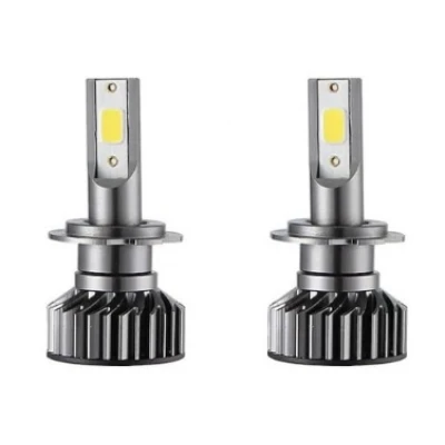 Set 2 Becuri Auto H7 cu Led Mini putere 50w 8000lm per bec temperatura 6000K