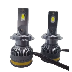 Set 2 becuri auto H7 LED A8, 100W, 15000 Lumeni, Lumina alba 6000k