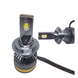 Set 2 becuri auto H7 LED A8, 100W, 15000 Lumeni, Lumina alba 6000k
