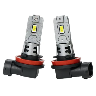 Set 2 becuri auto LED 9006 K7 model 3570 de 100W 10000 lumeni 6000k