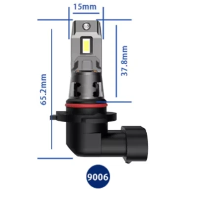Set 2 becuri auto LED 9006 K7 model 3570 de 100W 10000 lumeni 6000k