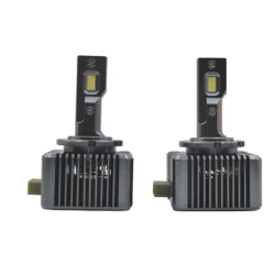 Set 2 Becuri auto LED D1S, 6500k, 110W/set, canbus Carcasa NEAGRA
