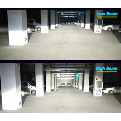 Set 2 Becuri auto LED D1S, 6500k, 110W/set, canbus Carcasa NEAGRA