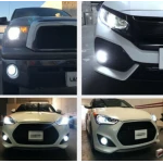 Set 2 Becuri auto LED H11 / H8 putere 60w 12LED SMD temperatura 6000K 6800lm