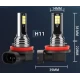 Set 2 Becuri auto LED H11/H8 12LED putere 60W temperatura 6000K