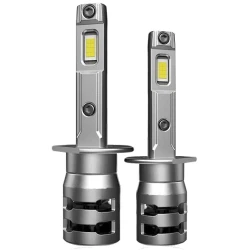 Set 2 becuri auto LED H1 K7 model 3570 de 100W 10000 lumeni 6000k