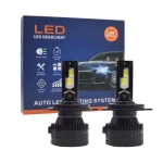 Set 2 becuri auto LED H1 V88S putere 380W lumina 6000K canbus 18000lm