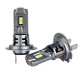 Set 2 becuri auto LED H7 K7 model 3570 de 100W 10000 lumeni 6000k