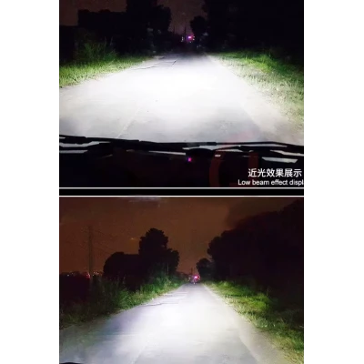 Set 2 becuri auto LED H7 K7 model 3570 de 100W 10000 lumeni 6000k
