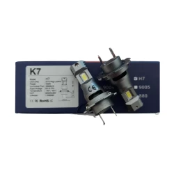 Set 2 becuri auto LED K7 H7 putere 100w/set 16000LM cu ventilator si canbus