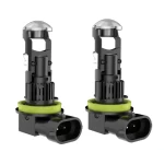 Set 2 Becuri auto LED K88 H11 canbus 280W/set cu lupa 28000lm