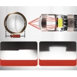 Set 2 Becuri auto LED K88 H11 canbus 280W/set cu lupa 28000lm
