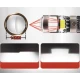 Set 2 Becuri auto LED K88 H11 canbus 280W/set cu lupa 28000lm