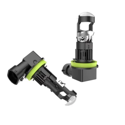 Set 2 Becuri auto LED K88 H11 canbus 280W/set cu lupa 28000lm