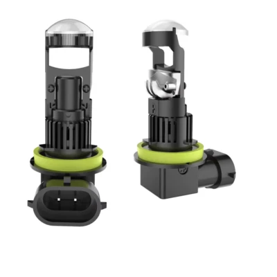Set 2 Becuri auto LED K88 H11 canbus 280W/set cu lupa 28000lm