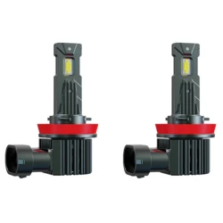 Set 2 becuri auto LED mini 9012 K13 model 3570 de 150W 19000 lumeni 6000k