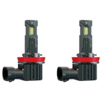 Set 2 becuri auto LED mini H11 K13 model 3570 de 150W 19000 lumeni 6000k